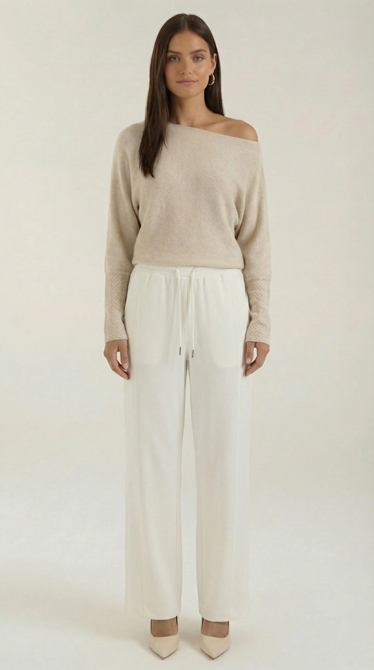 Maglione Donna Spalle Scoperte Oversize