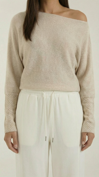 Maglione Donna Spalle Scoperte Oversize