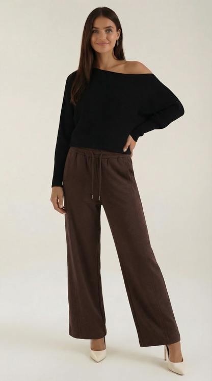 Maglione Donna Spalle Scoperte Oversize