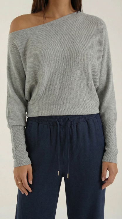 Maglione Donna Spalle Scoperte Oversize