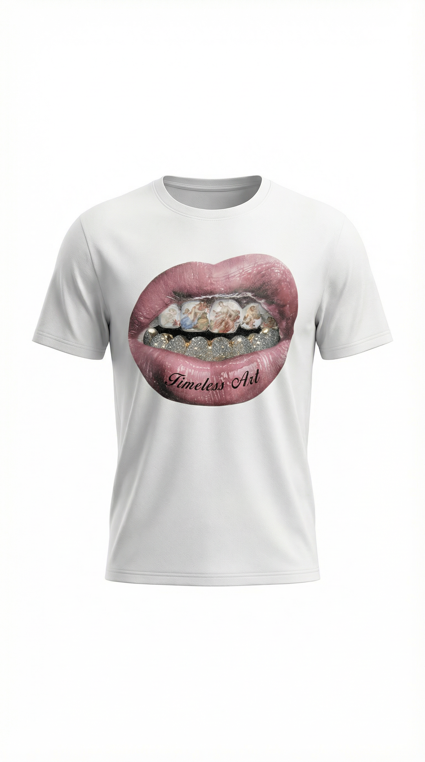 T-Shirt Oversize Donna con Stampa Pop Art