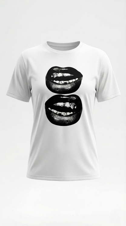 T-Shirt Oversize Donna con Stampa Pop Art