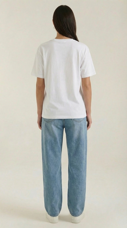 T-Shirt Oversize Donna con Stampa Pop Art