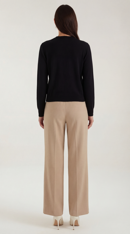 Maglione Donna Asimmetrico con Bottoni