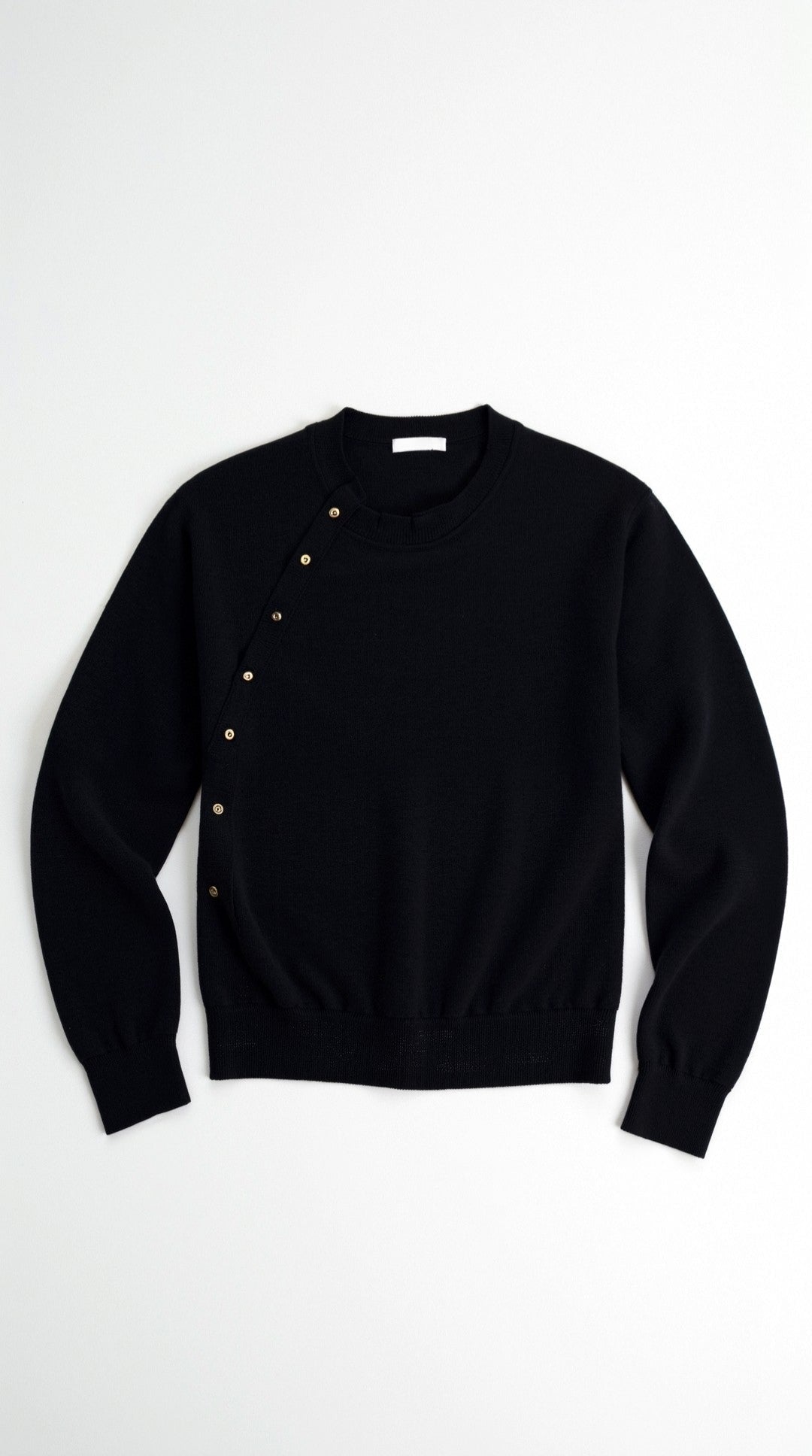 Maglione Donna Asimmetrico con Bottoni