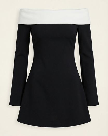 Abito Corto Donna Off Shoulder