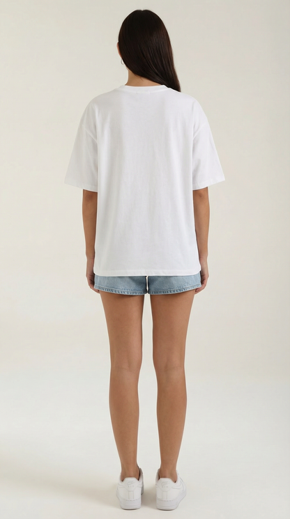 T-Shirt Oversize Donna in Jersey Pesante