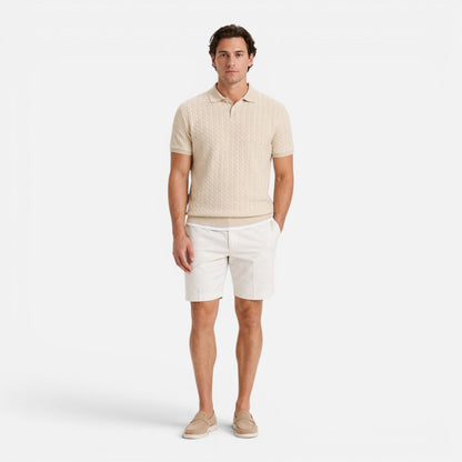 Polo Uomo in Maglia Texturizzata Traspirante Regular Fit