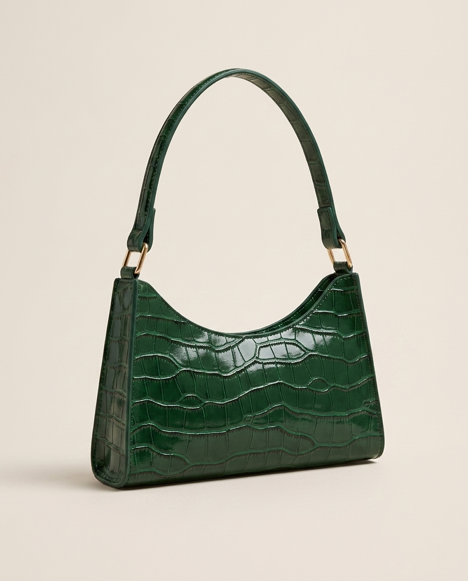 Borsa a Spalla Donna Effetto Cocco