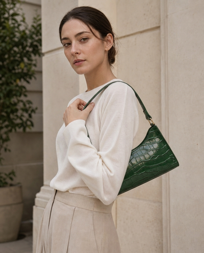 Borsa a Spalla Donna Effetto Cocco